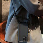 Clear Crossbody Lanyard Case for iPhone